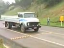 Truck is unable to  borderline